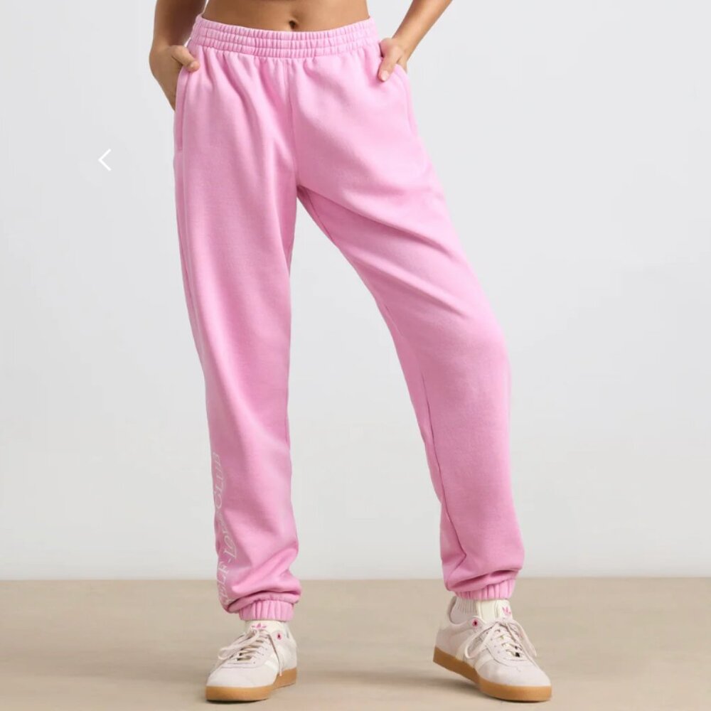 Oversized Joggers in bubblegum pink — size XS